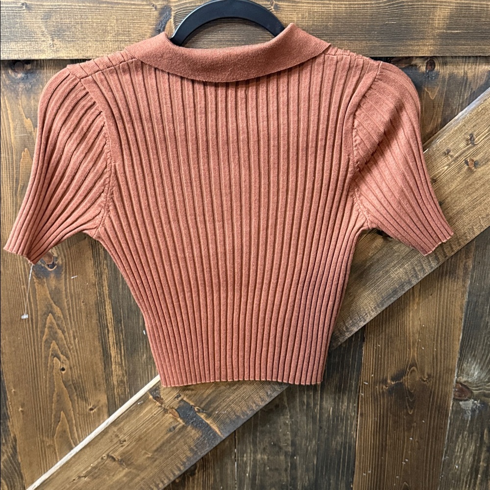 FREE PEOPLE Ribbed Cropped Top - Picture 3 of 6